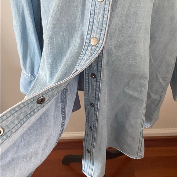 We the free size large Sammi light wash denim mini dress - Picture 3 of 11